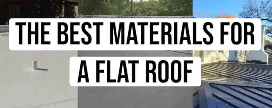 Flat roof materials Cool Roofs